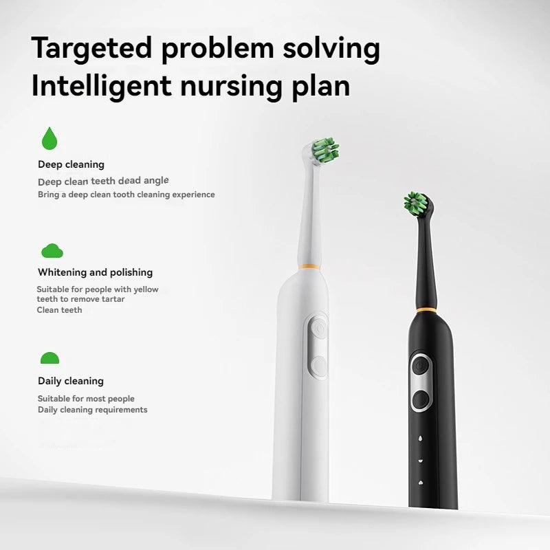 Rechargeable Electric Toothbrush – 3 Modes, Whitening, Travel
