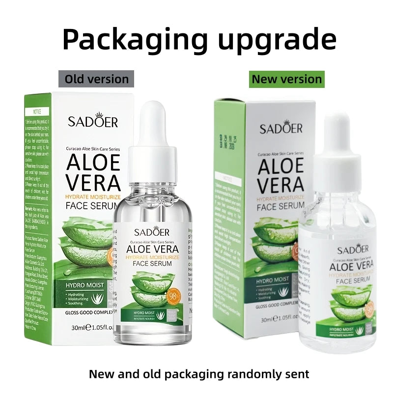 SADOER Aloe Vera Facial Serum – Brightening & Moisturizing 30ml