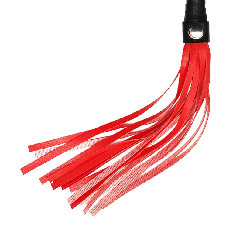 High Quality Pu Leather Pimp Whip Racing Riding Crop Party Flogger Hand Cuffs Queen Colourful Horse Riding Whip Oasis Select