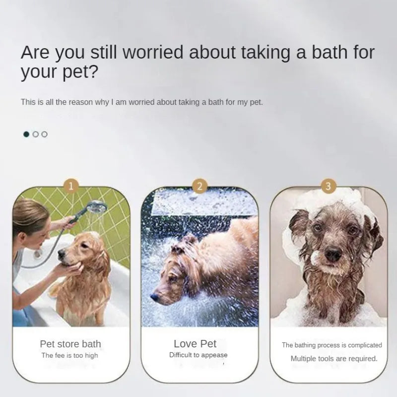 Pet Shower Head Pet Shop Dog Shower Head Water Saving Shower Head Children's rosette head bath shower head Bathroom Accessories Oasis Select