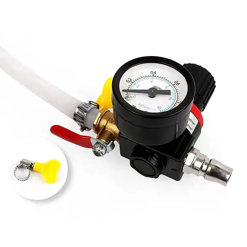 Auto Coolant Water Tank Leakage Detector Universal Pressure Tester Gauge Car Cooling System Tester Radiator Durable Oasis Select