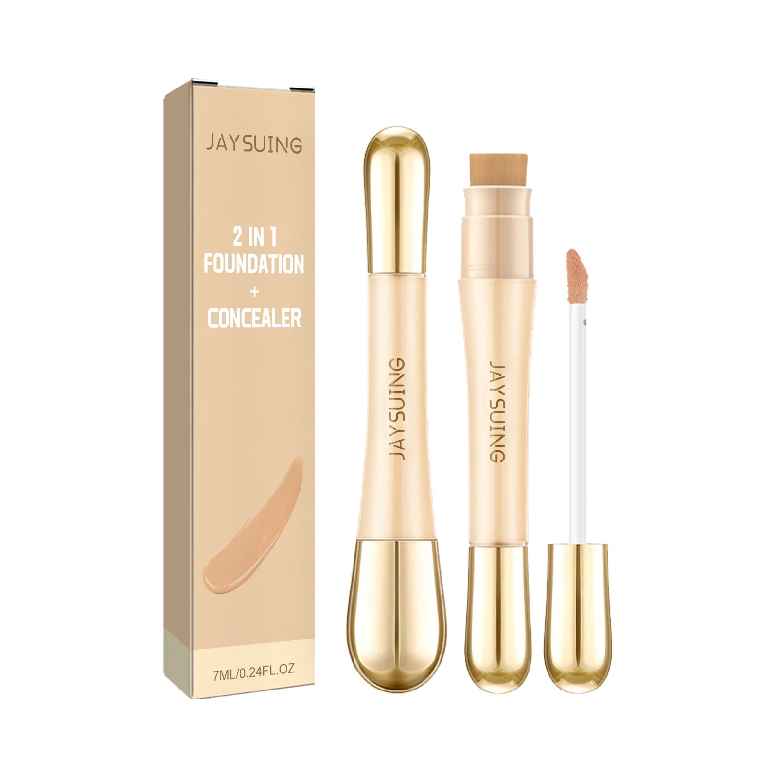 Jaysuing Double Head Concealer – Cover Blemishes & Dark Circles Face Concealer Oasis Select 7ml 7ml