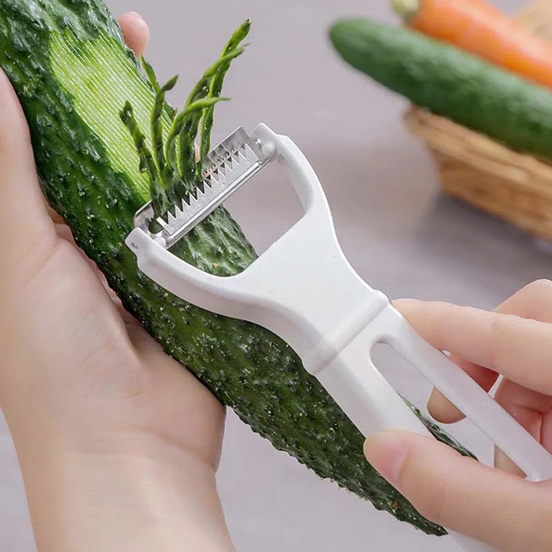 Stainless Steel Vegetable and Fruit Slicer Shredding Tool for Quick Fruit Strip Cutting and Daily Kitchen Prep Kitchen Tools Oasis Select