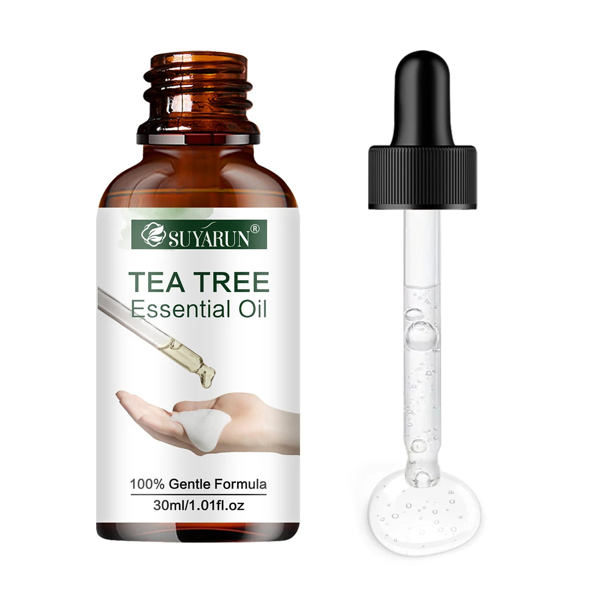SUYARUN Tea Tree Oil Face Serum – Hydrating & Clarifying Face Serum Oasis Select 30ml
