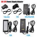 Power Supply AC 220V 110V TO DC 12V Power Supply Adapter 1A 2A 3A 4A 5A 6A 8A 10A Lighting Transformer For Router Oasis Select 12V 10A US Plug