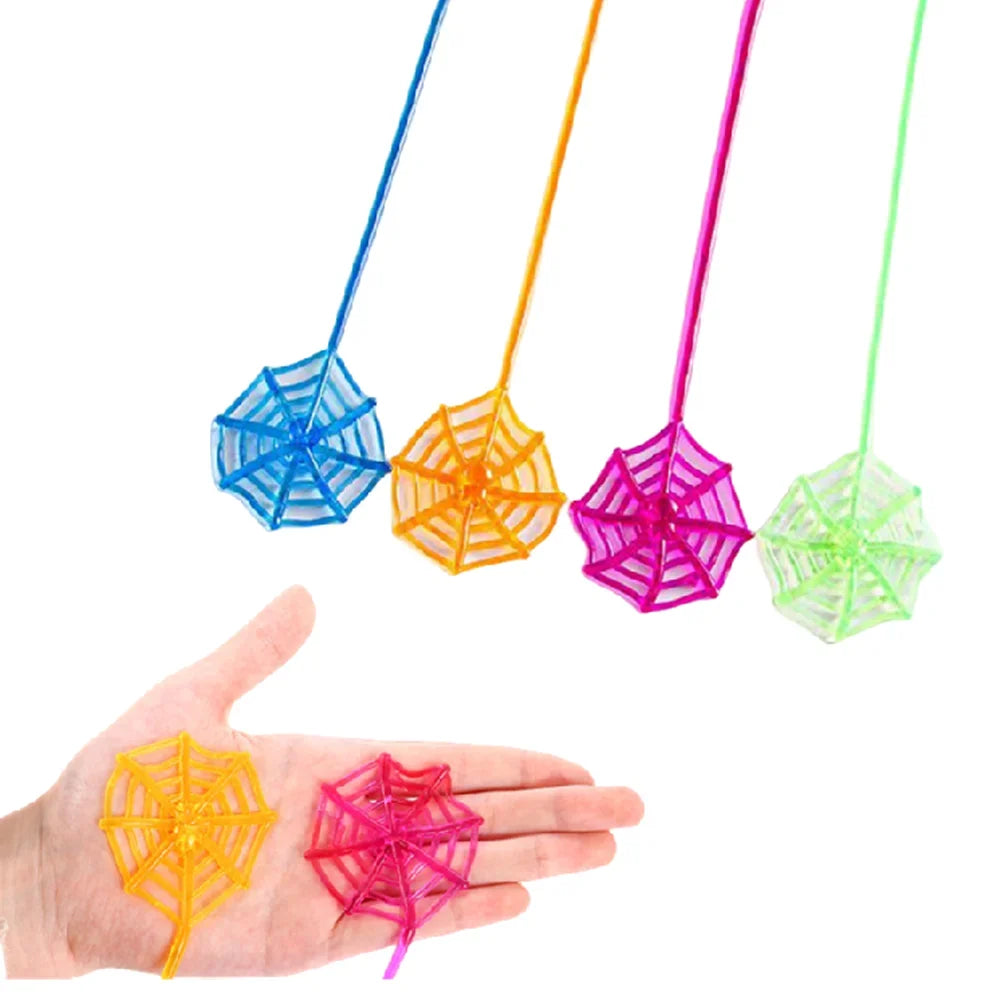 12/30Pcs Stretchable Climbing Spider Web Tricky Toys Kids Birthday Party Baby Shower Gift Rewards Halloween Carnival Party Favor Oasis Select