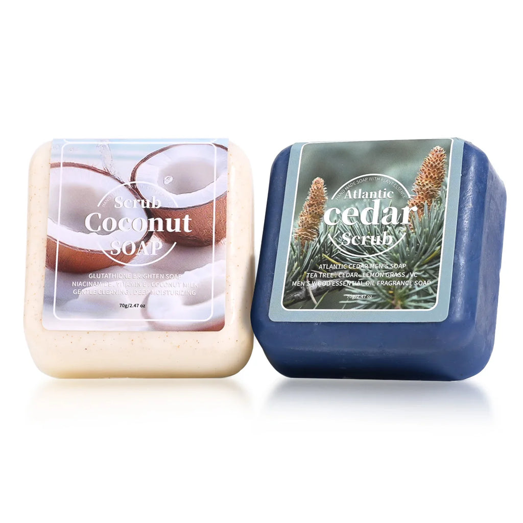 Glutathione Coconut Scrub Handmade Soap – Cleanse & Moisturize