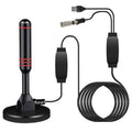 Ground wave high-gain digital TV antenna, indoor DTMB household suction cup DVB-T HDTV antenna Oasis Select black