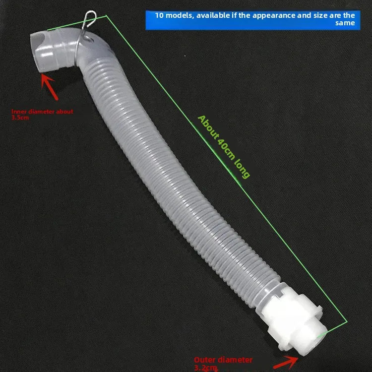 Fireproof Gas Water Heater Stainless Steel 60-150mm Aluminum Strong Universal Exhaust Car Intake Pipe Extension Tube Length Oasis Select 10