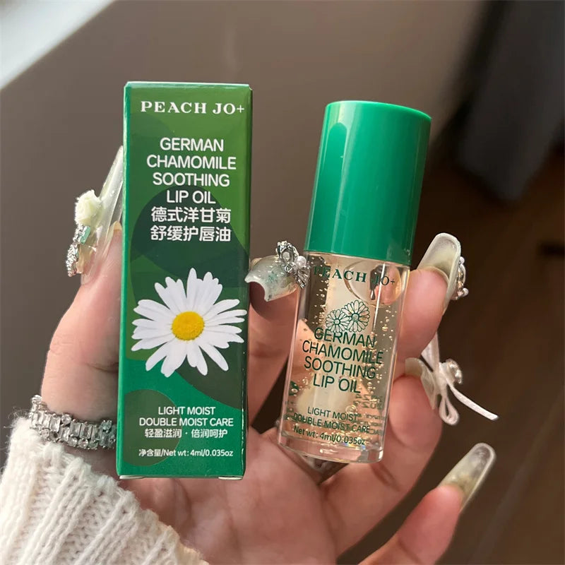German Chamomile Lip Oil – Lightweight Moisturizing Lip Care Lip Oil Balm Oasis Select