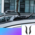 2Pcs Personalized Universal Car 3D Dragon Horn Roof Decoration Creative & Cool Car Exterior Accessories With 3D Ox Horn Stickers Oasis Select Black