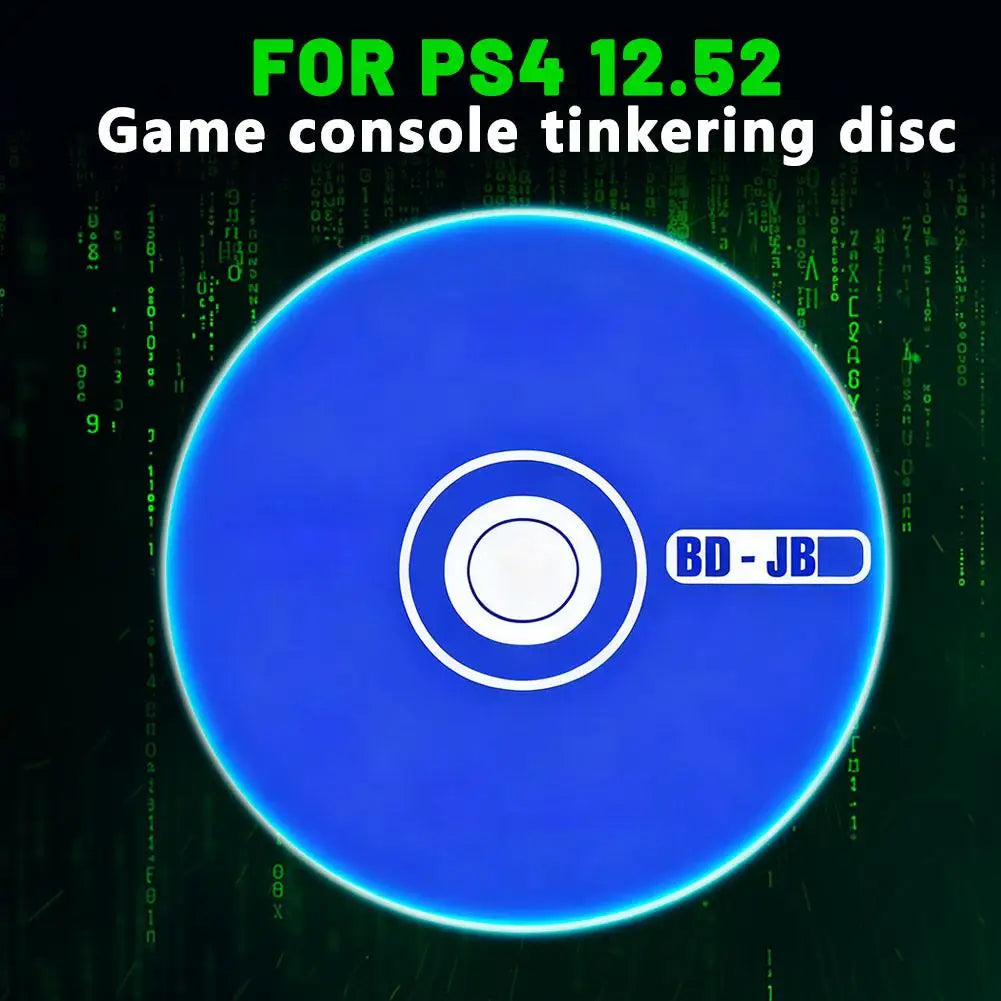 For PS4 12.52 Jailbreak Gold Disc Latest Firmware Bootable Eject Payload Homebrew Backup Games Accessories Oasis Select