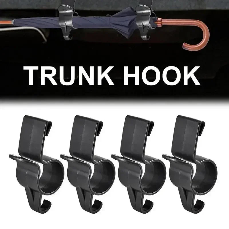 Interior Car Accessories Universal Trunk Hook Umbrella Hanger Plant Towel Hook Multifunctional Fastener Organizer Clip Oasis Select