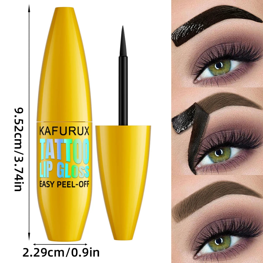 KAFURUX 5-Color Peel-Off Eyebrow Dye Cream – Waterproof Brow Gel
