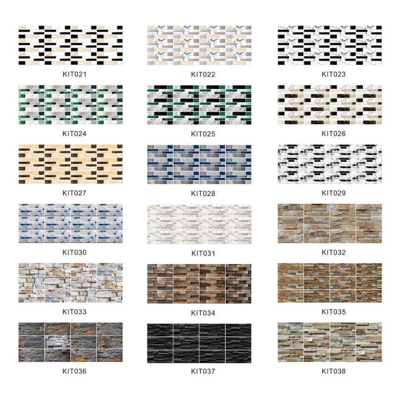Wall Stickers Home Renovation Crystal Tiles Self-adhesive Flooring Kitchen Oil Resistant Decorative Tiles Material PVC Oasis Select