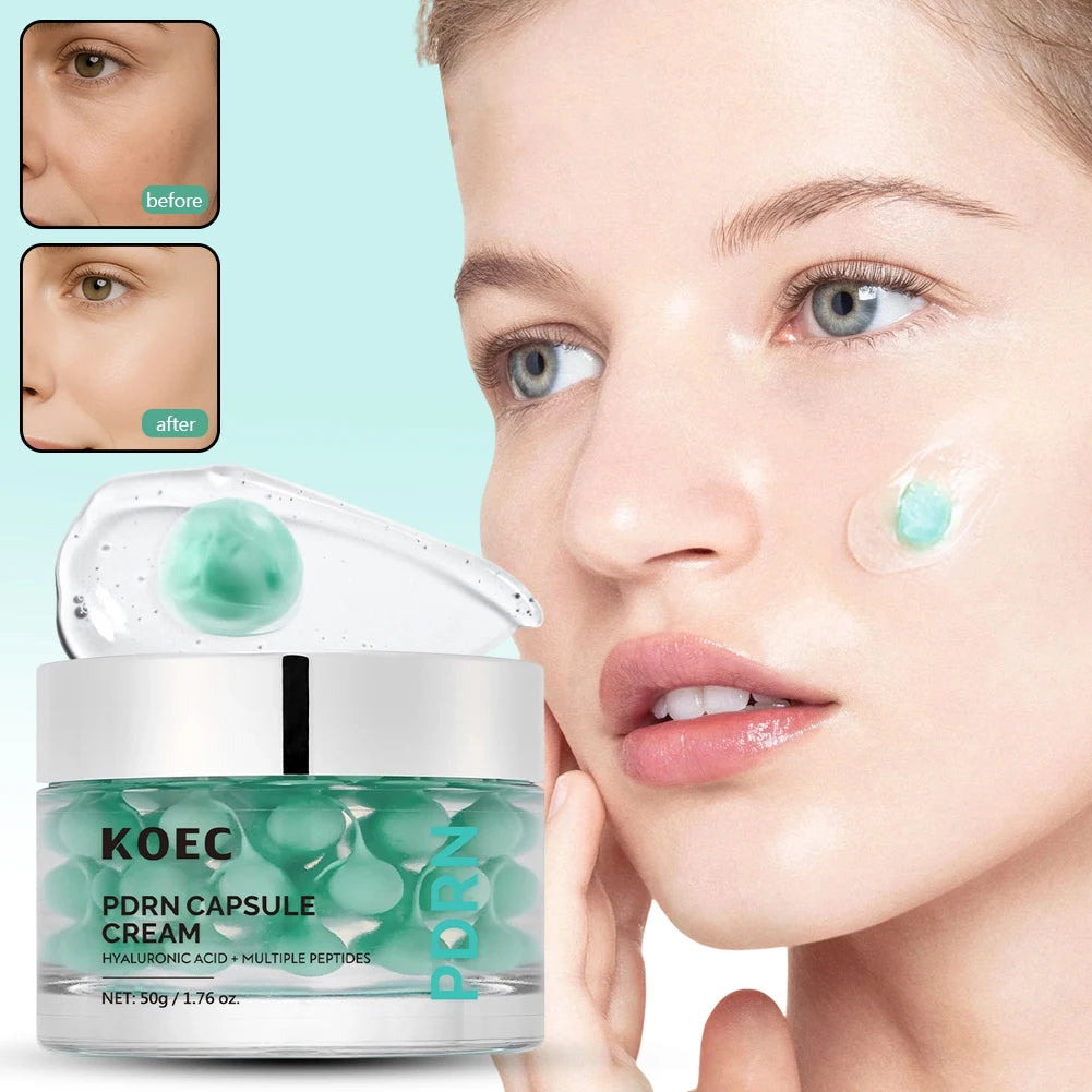Capsule Cream Hydrating Face Moisturizer Cream Korean Skin Care Hyaluronic Acid skin longevity Plumping Nourishing Cream Oasis Select
