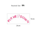 Gesture Hand Decal Funny Bathroom Toilet Seat Wall Sticker Sign For Put Me Down Home Art Refrigerator Sticker Decals Oasis Select SKY BLUE