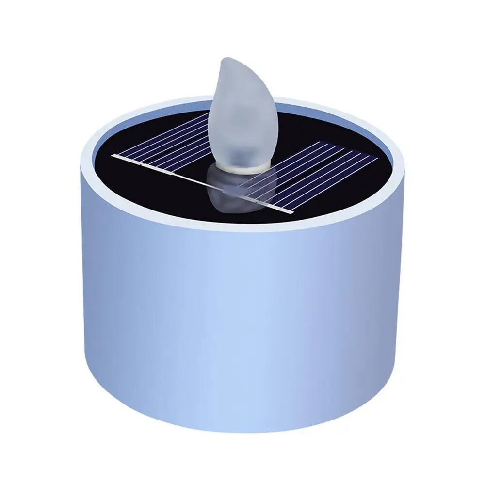 Solar Tealight Candles Waterproof Flickering LED Tea Lights Dusk To Dawn Flameless Solar Candles For Camping Home Bars Cafe Shop Oasis Select WHITE