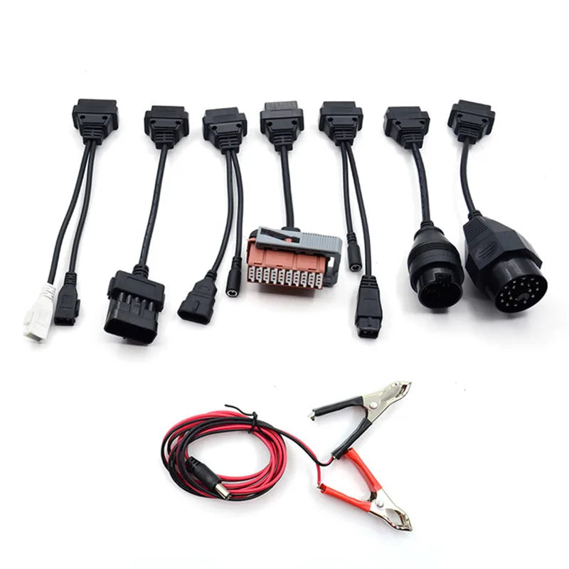 TCS PRO 8-Piece Car & Truck Diagnostic Connector Cable Set Diagnostic Cable Set Oasis Select Full Set Car Cable