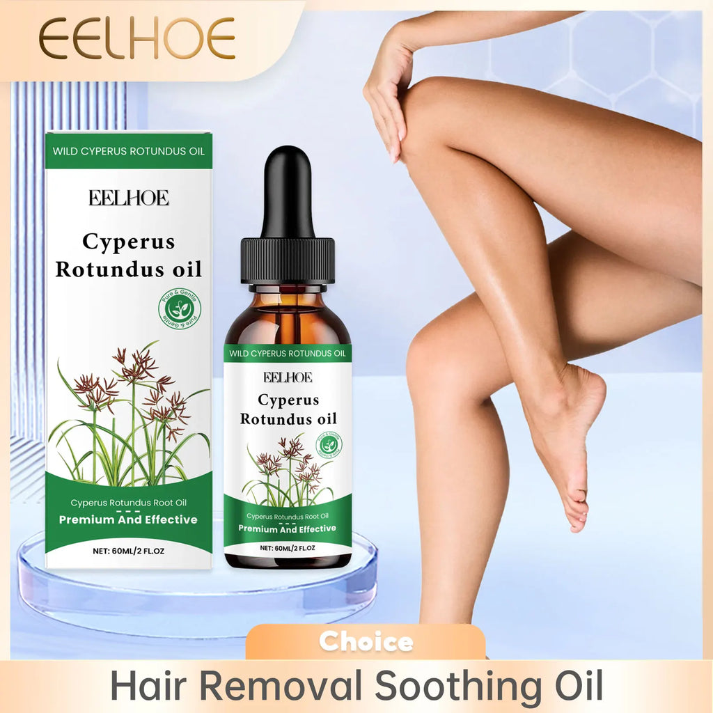 EELHOE Cyperus Rotundus Hair Removal Soothing Oil 60ml Hair Removal Oil Oasis Select