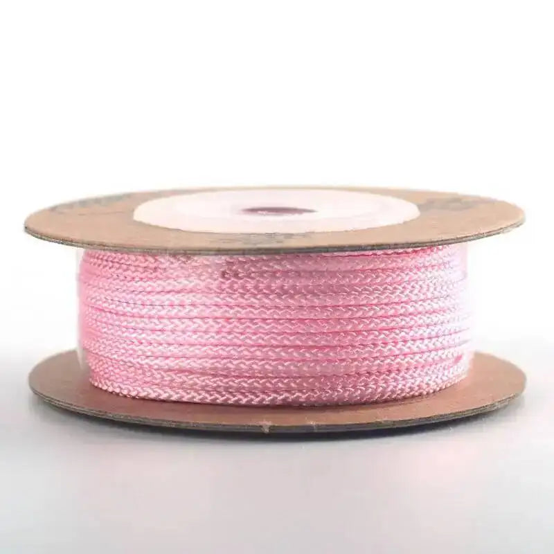 110meters 1mm Cotton Thread Hand Woven Cotton Wire/Cord/String/Rope for Braiding Bracelets Crafts Gift Box Packaging Oasis Select Pink 201 1.0mm 11m