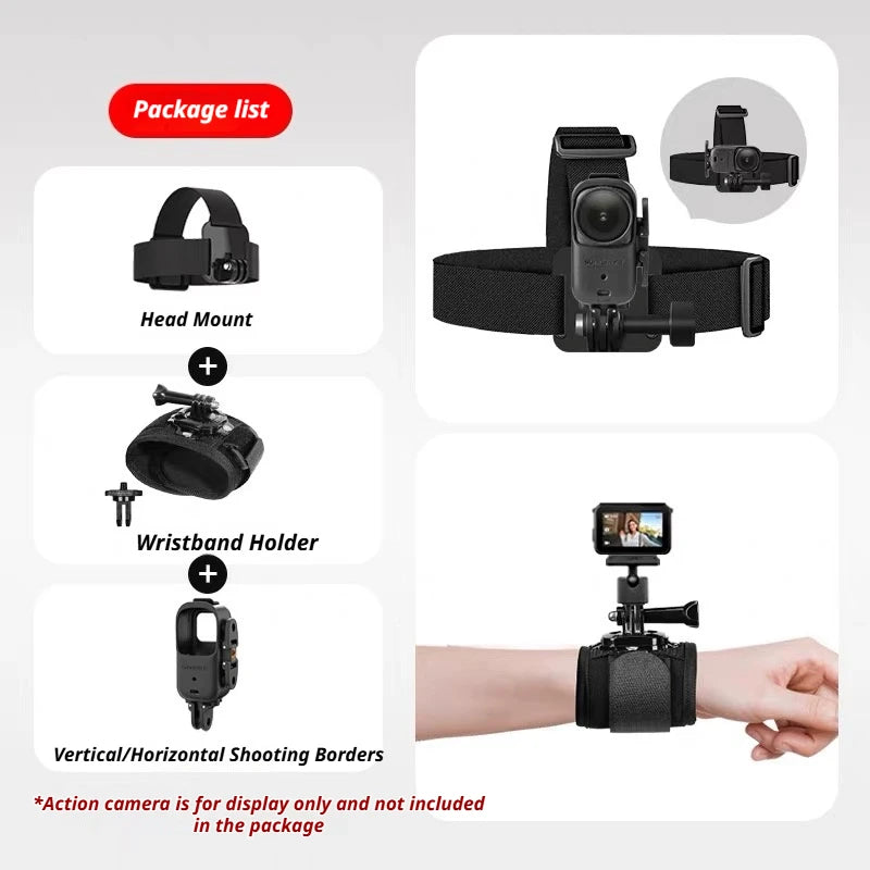 DJI Osmo Action Nano Accessories Kit – Clip, Mount & Case