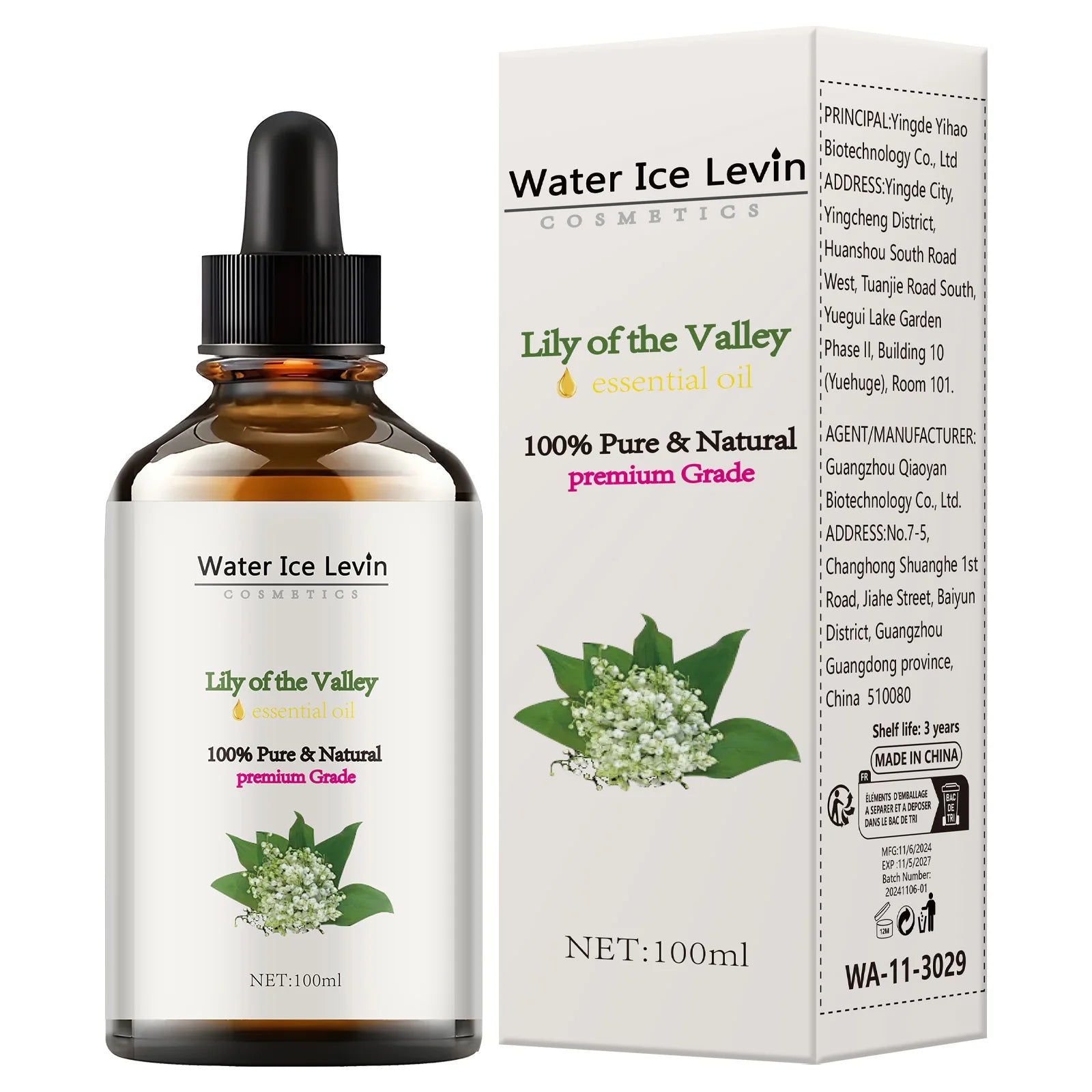 Lily of the Valley Essential Oil Face & Body Moisturizing Cream Moisturizing Body Cream Oasis Select 1pcs