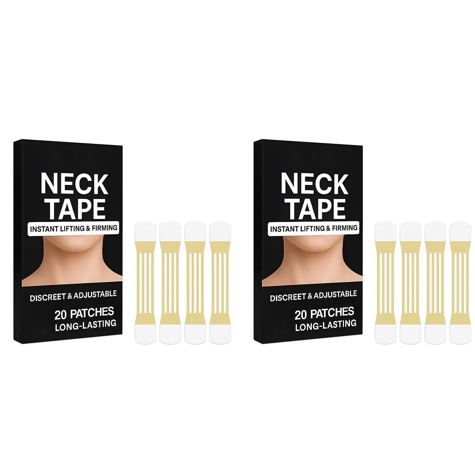 Neck Firming Patches – Smooth Fine Lines & Lift Skin (20 pcs)