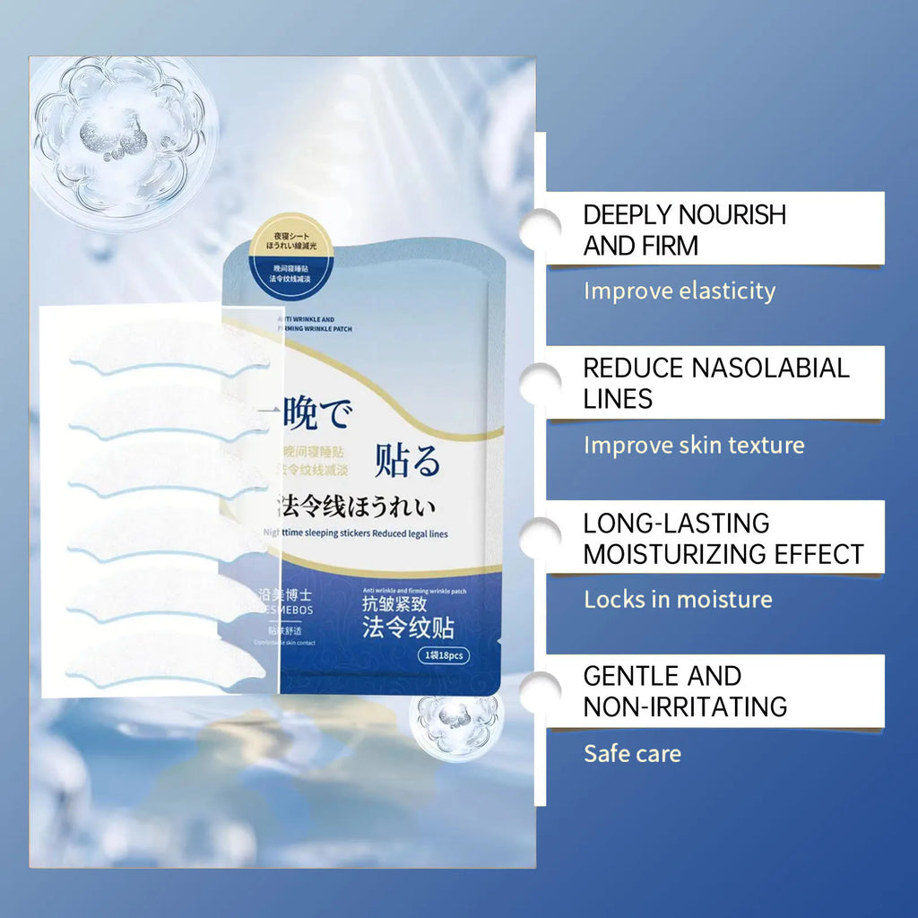 Collagen & Retinol Overnight Wrinkle Patches – Firm & Lift