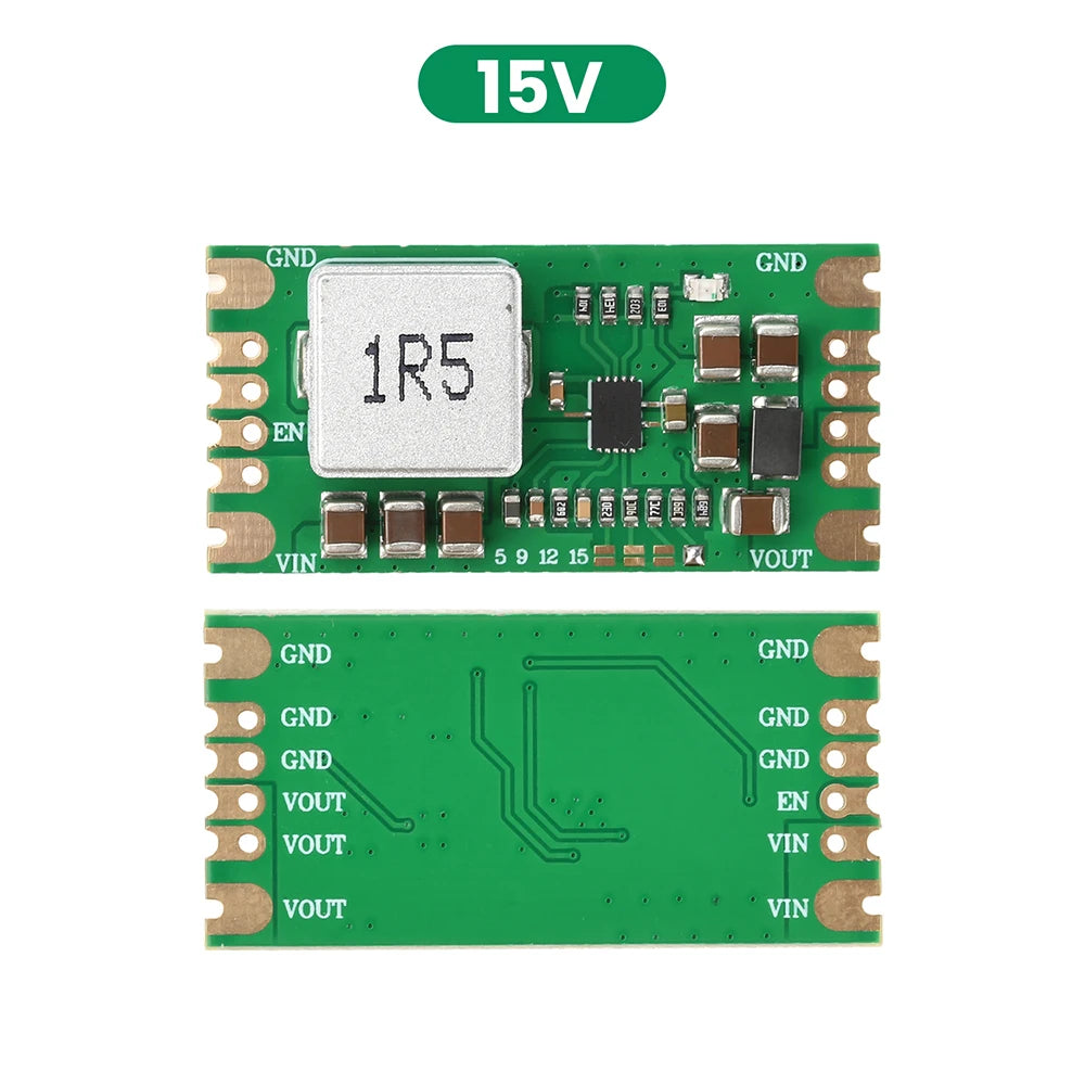 MP3429 Boost Power Module High Efficiency Voltage Converter 35W DC 3-14V to 5V/9V/12V/15V for Lithium Battery Oasis Select 15V