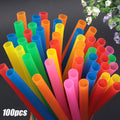 100pcs 210x11mm Straws Big Milkshake Straws Smoothie Straws Beverage Thick Straw For Boba Tea Milkshake Bar Accessories Oasis Select Default Title