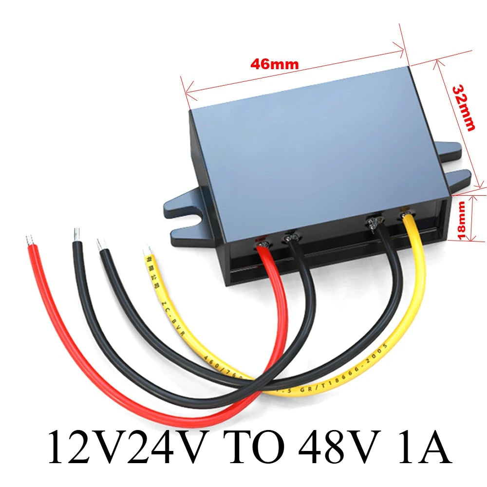 12V24V to 48V 1A-10A DC Converter Step-up 12 Volt to 48 Volt Voltage Regulator Boost Module for Electric Cars AUTOMOTIVES Oasis Select 12V24V TO 48V 1A