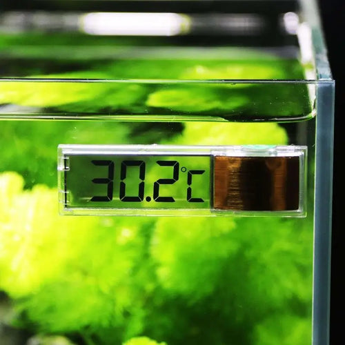 1pc Aquarium Thermometer 3D Digital LED Electronic Fish Tank Temperature Fish Turtle Temp Meter Aquarium Decoration Oasis Select