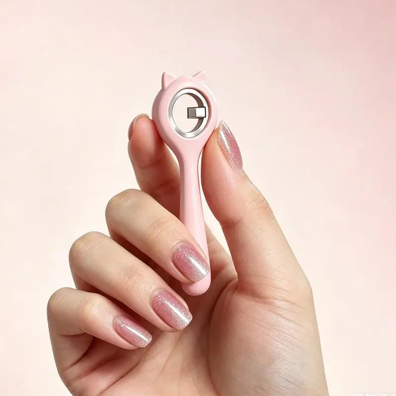 3s Hollow Cat Eye Magnetic Ring with Handle, Strong Magnet Create Quick Black Hole Effect, Magnetic Nail Art Tool for Beginners Oasis Select