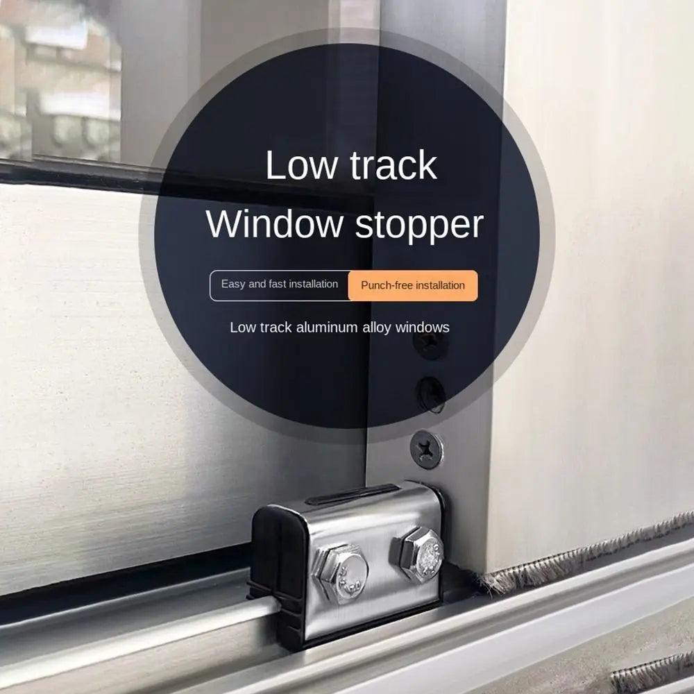 New Zinc Alloy Window Limiter Buckle Fixed Anti-Theft Window Locks Safety Child Protection Window Lock Stopper Window Oasis Select