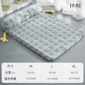 All - Season Ice Silk Pet Bed & Mat - Ideal for Dogs and Cats | Comfortable Sleeping Solution Dog Bed Oasis Select grey L 45x60cm