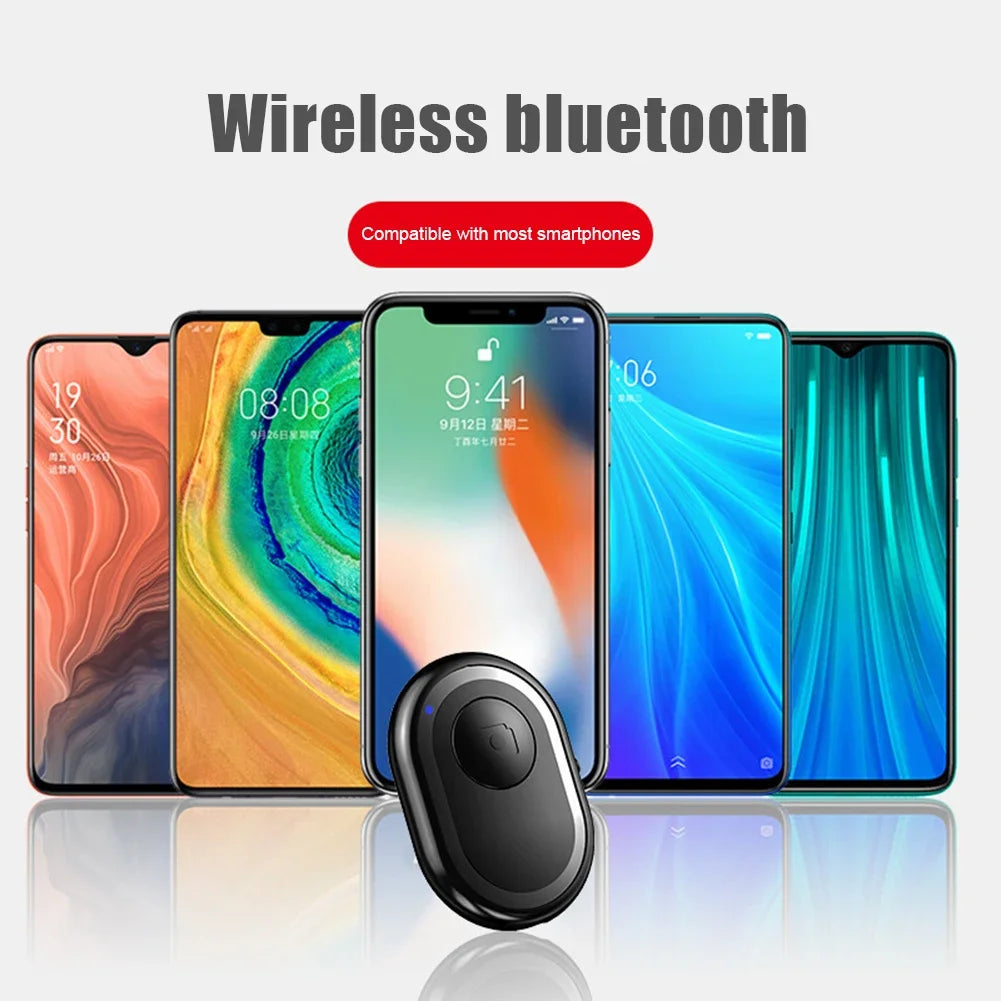 Mini Bluetooth Selfie Shutter Remote for iOS & Android
