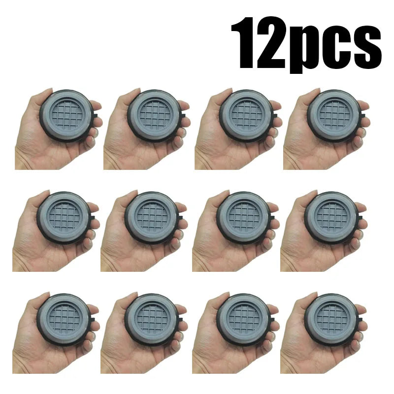 2/4/8/12pcs Washing Machine Shock Pad, Washing Machine Silicone Foot Pad, Suitable For Daily Washing Machine Shock And Noise Oasis Select 12pcs