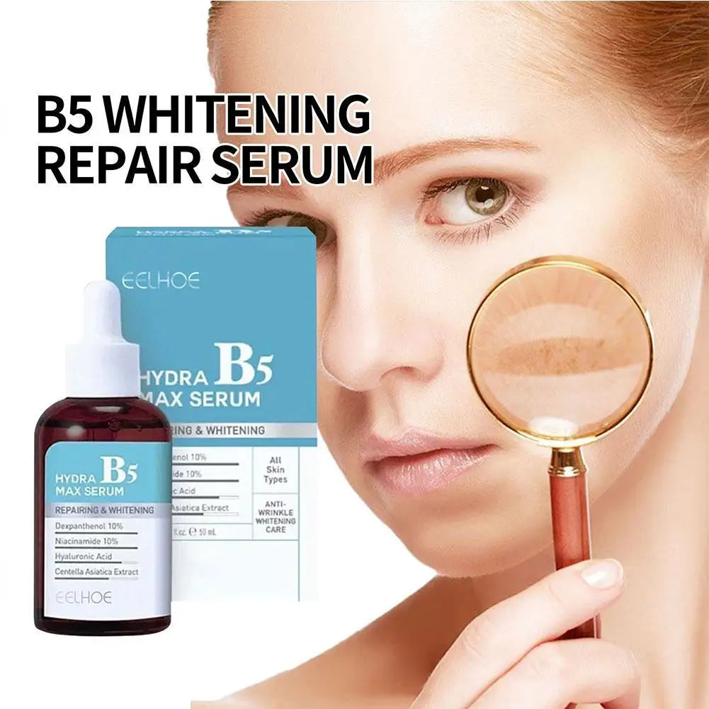 50ml B5 Serum For Face Daily Face Moisturizer For Women Brightening, Hydrating Skin Even Skin Tone B5 Whitening Essence Skincare Oasis Select