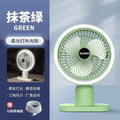 URGGU Mini USB Rechargeable Desk Fan with LED Light – 3-Speed