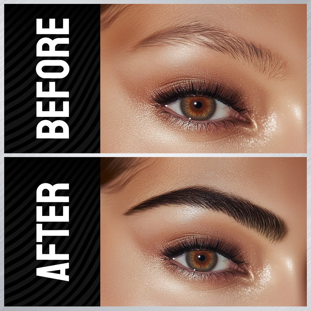Hello Kiss Dual-Tip Waterproof Eyebrow Pencil – Smudge-Proof