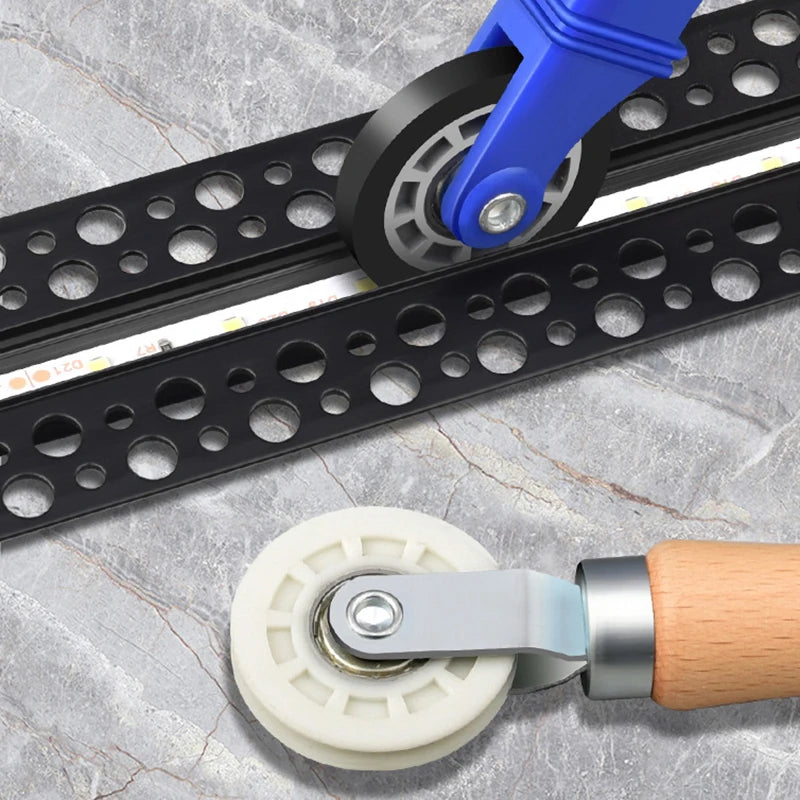 Rubber Mesh Wheel Window Install Tool Window Screen Hand Installation Repair Roller Yarn Double-Head Pressure Pulley Oasis Select