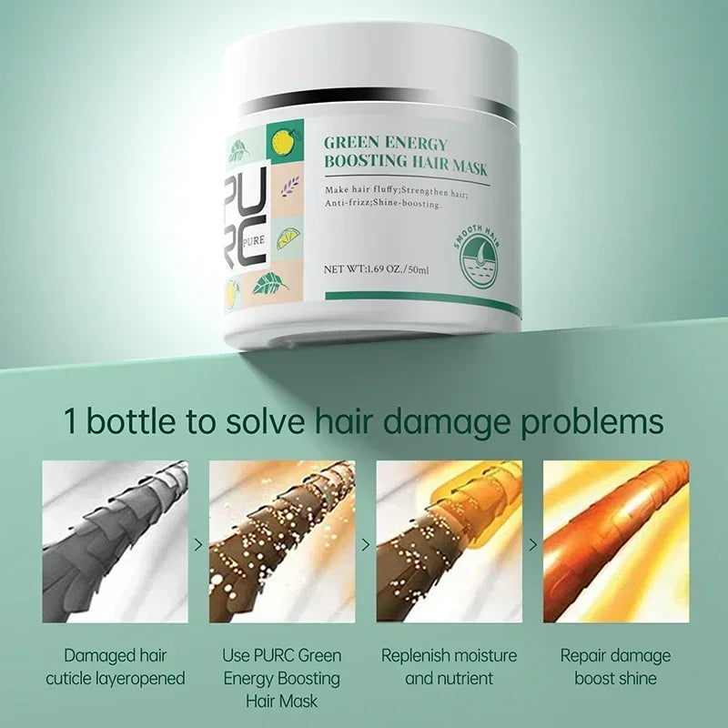 Keratin Hair Mask & Leave-In Hair Conditioner Set Care Frizz Dry Damaged Professional Smoothing Keratin Cream Hair Treatment Oasis Select