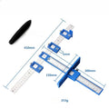 JUSTINLAU 1 Piece Woodworking Handle Drilling Locator Handle Locator Auxiliary Tool Cabinet Door Puncher Opener Positioning Oasis Select Blue