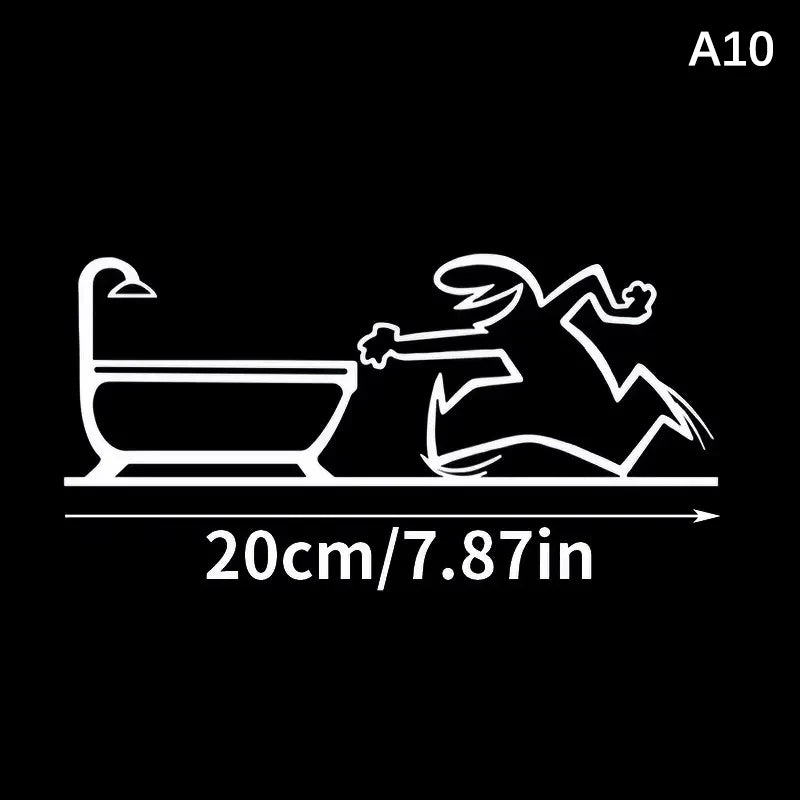 La Linea-Minimalist Line Art Wall Sticker, Waterproof Decal, Home and Car Decoration, Suitable for Walls Doors Glass and Cars Oasis Select A10