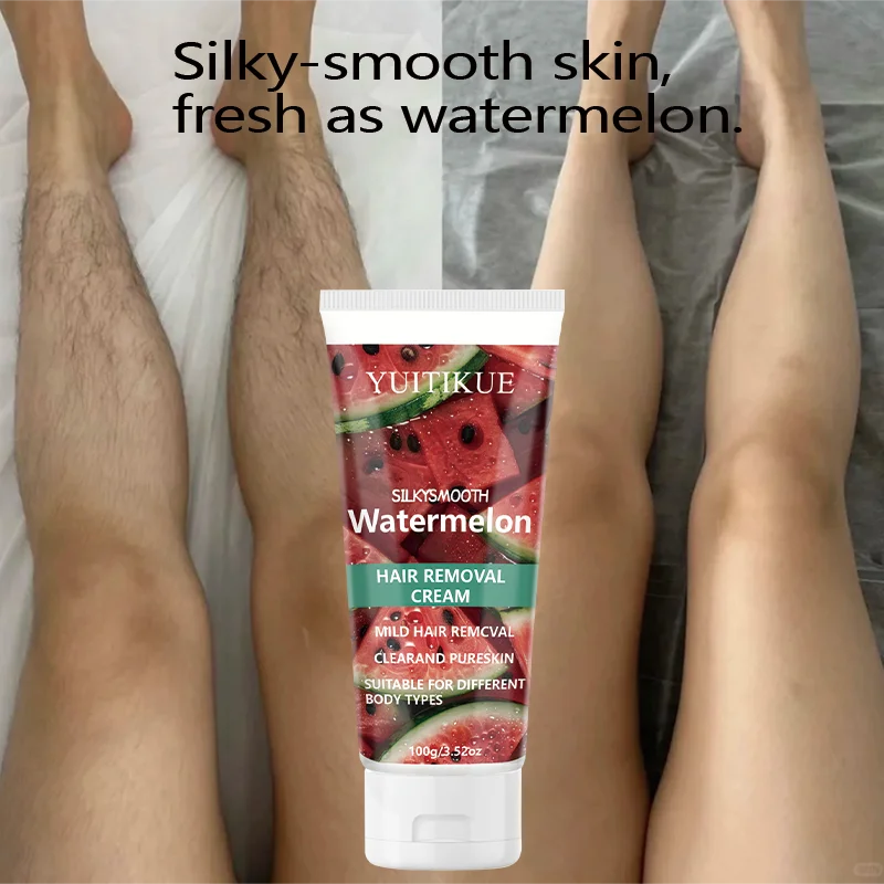 YUITIKUE Watermelon Depilatory Cream – Painless Hair Removal