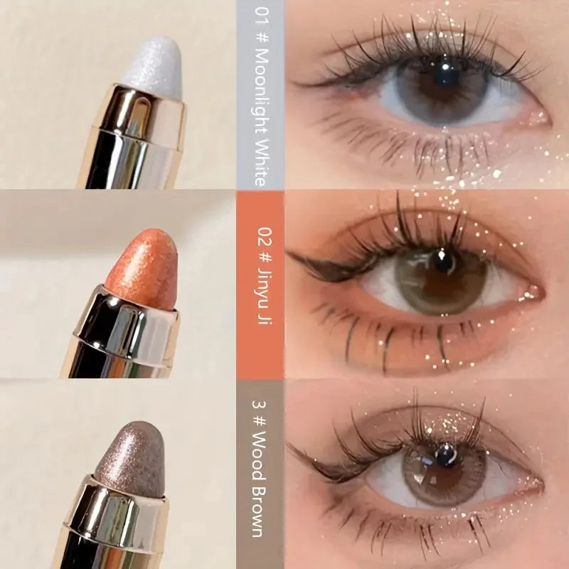 Double-Sided Eyeshadow Stick – Glitter & Matte Highlighter Pen