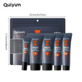 Professional Men Grooming Kit 5pcs Exfoliating Scrub Daily Moisturizer Day Night Cream Eye Treatment Set Healthy Skin Care Oasis Select 1