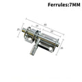 1 PCS Door Latch Solid Sliding Bolts Latch Hasp Home Hardware Gate Safety Toilet Door Lock Oasis Select silver