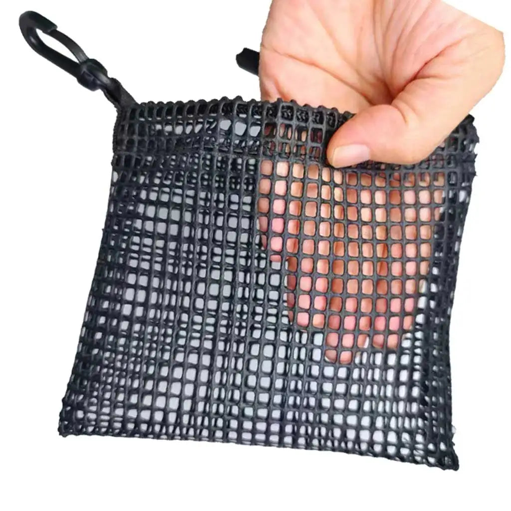 Scuba Diving Finger Spool Reel Mesh Storage Pocket Carry Pouch Diving Small Gear Storage Carry Clip Bag Oasis Select